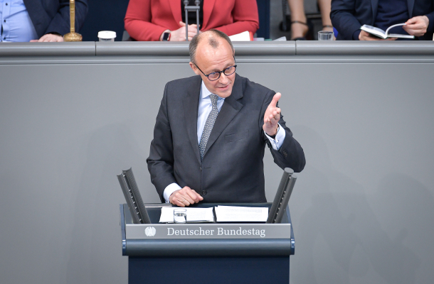 Friedrich Merz im Plenum