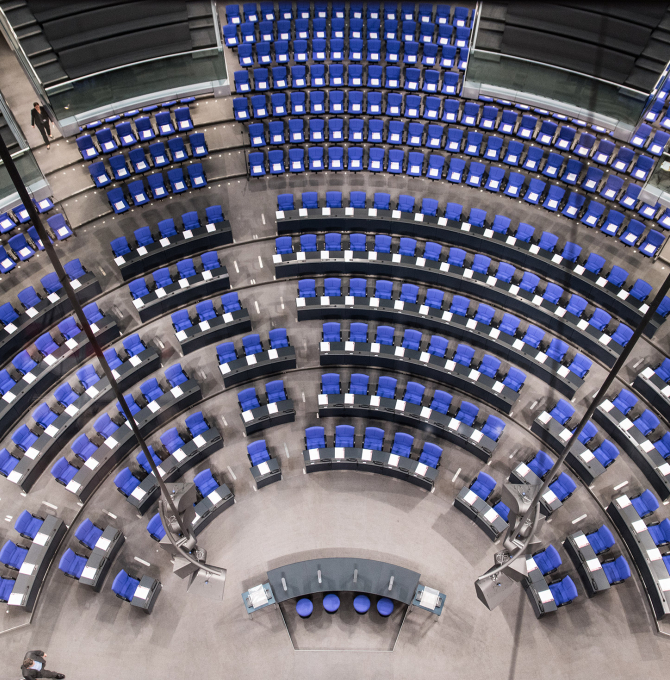 Plenarsaal Deutscher Bundestag