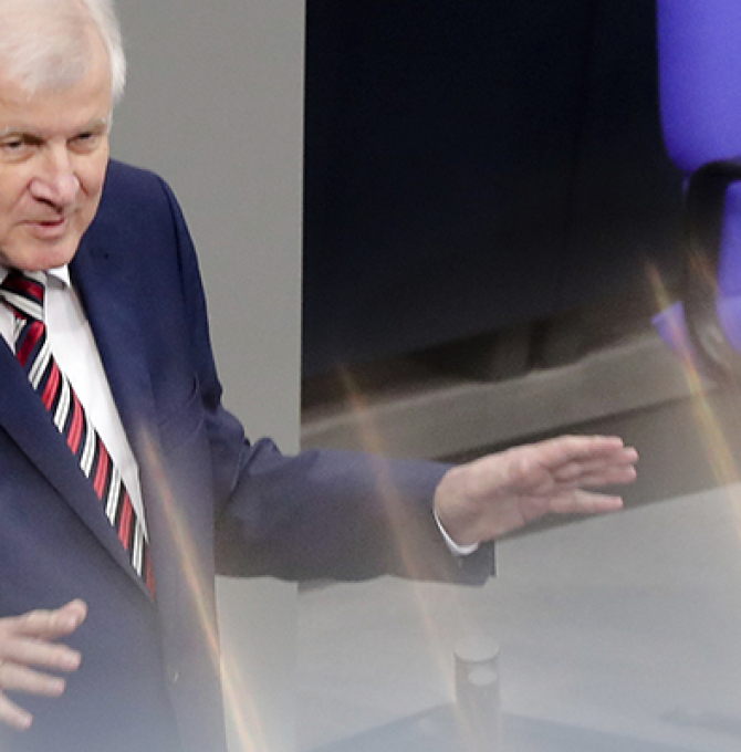 Horst Seehofer am 13.09.2018 im Deutschen Bundestag