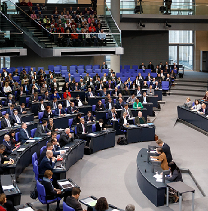 Haushaltsdebatte im Bundestag