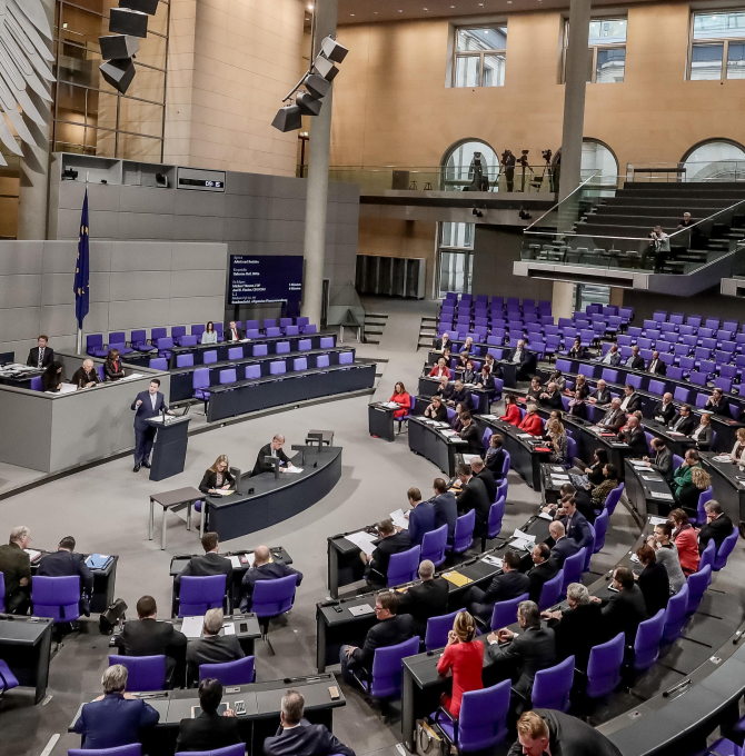 Plenum Deutscher Bundestag