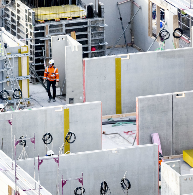 Bau von neuen Wohnungen in Berlin