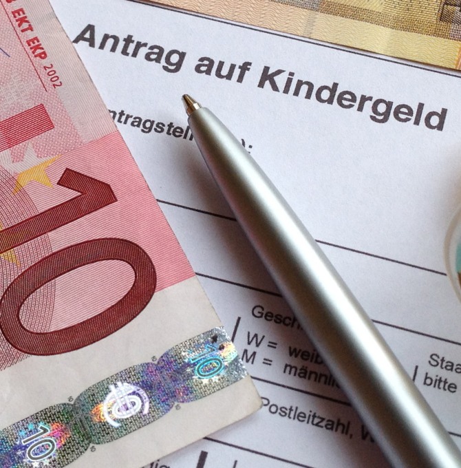 Antrag auf Kindergeld