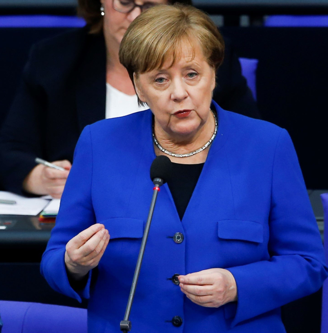 Angela Merkel im Bundestag 10.04.2019