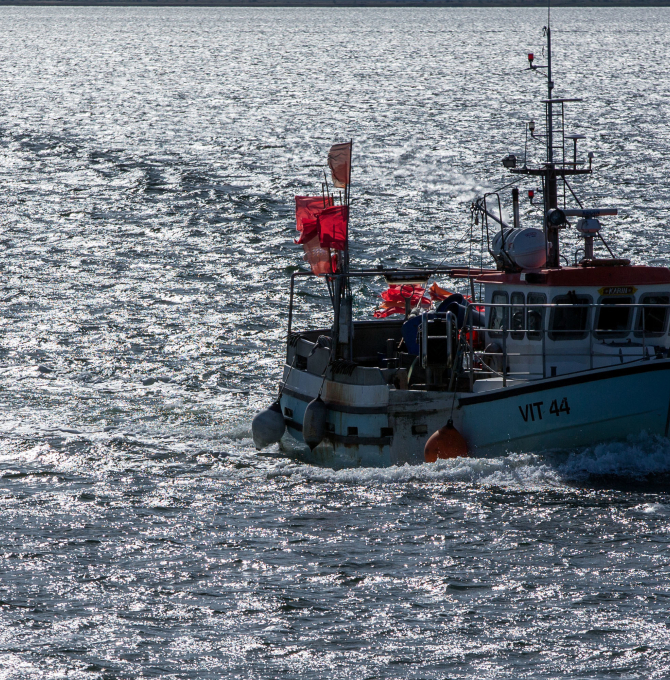 Fischkutter auf der Ostsee