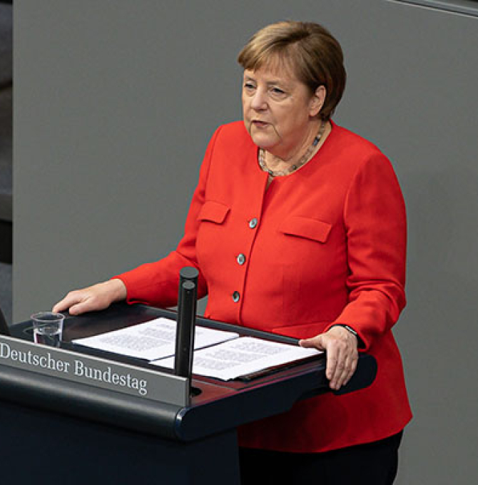 Angela Merkel am 18. Juni 2020 in Berlin