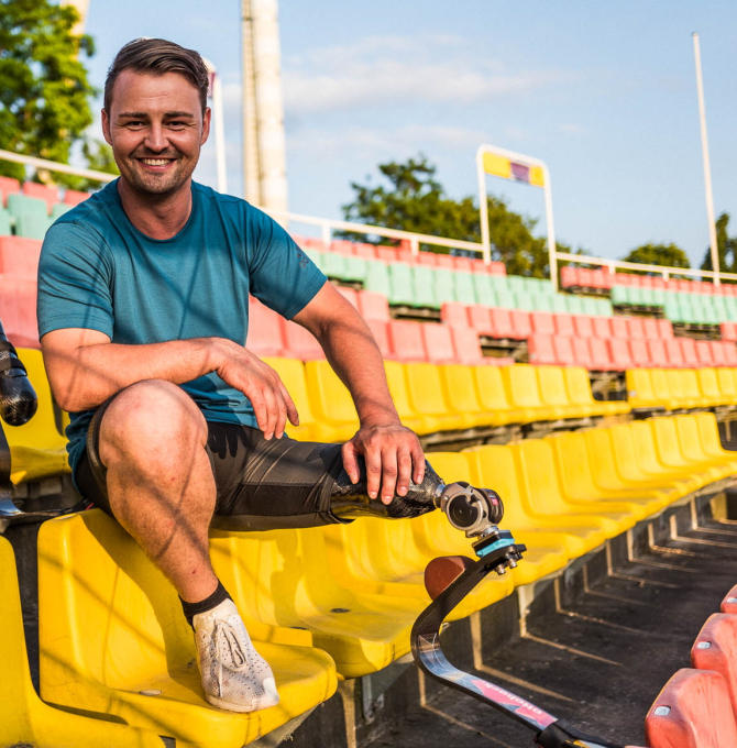 Mehrfacher Paralympics-Sieger Heinrich Popow