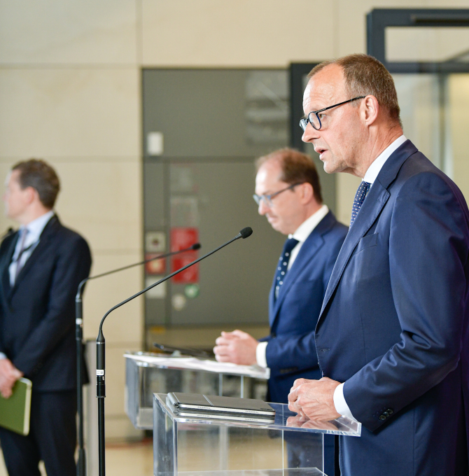 Statement zum Sondervermögen von Merz und Dobrindt