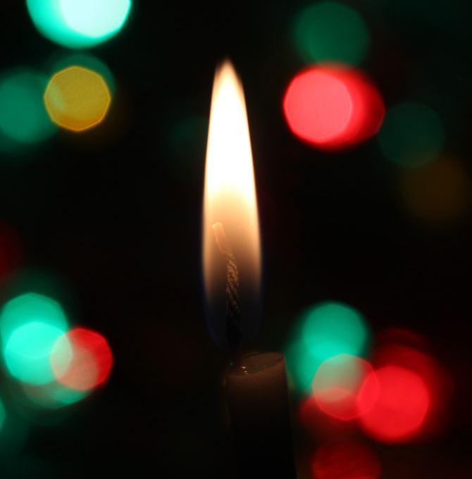 Heiligabend, Kerze, Advent