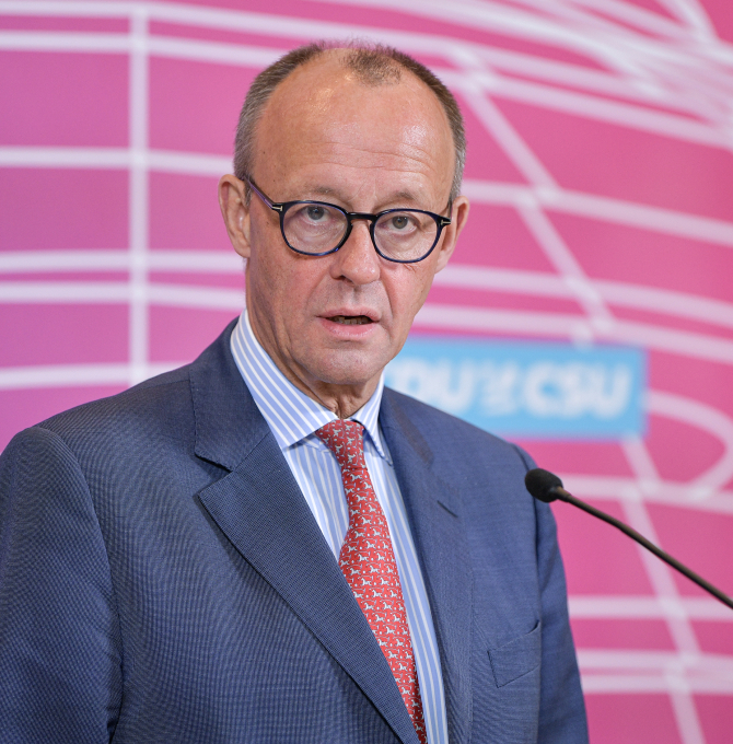 Friedrich Merz vor der Fraktionssitzung