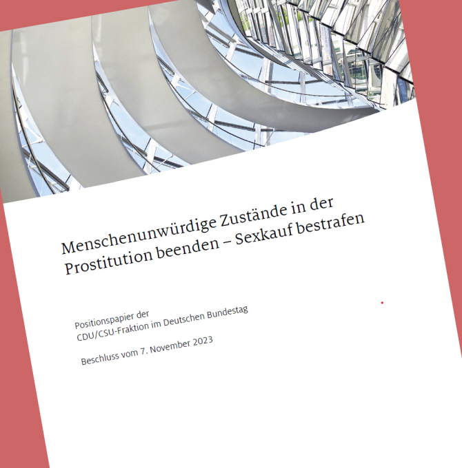 Menschunwürdige Umstände in der Prostitution beenden