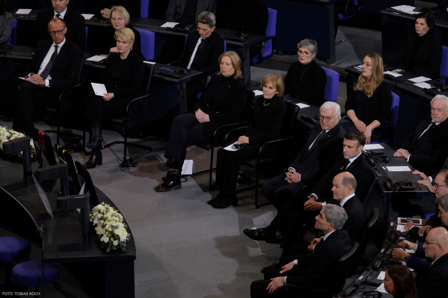 Trauerstaatsakt für Wolfgang Schäuble im Bundestag