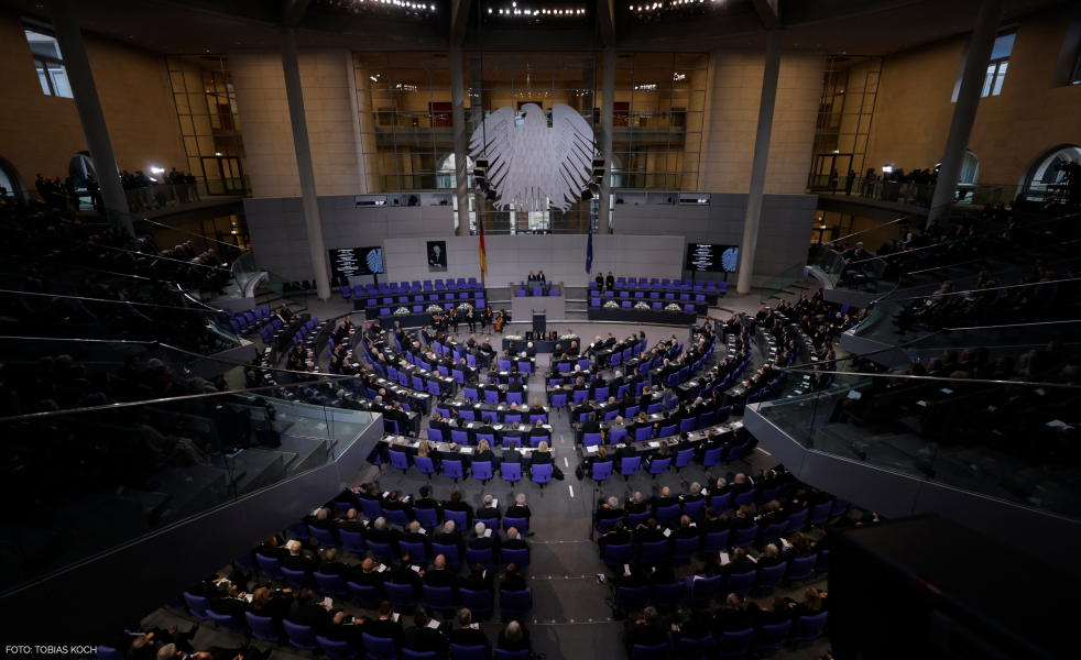 Trauerstaatsakt für Wolfgang Schäuble im Bundestag