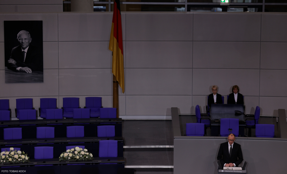 Trauerstaatsakt für Wolfgang Schäuble im Bundestag