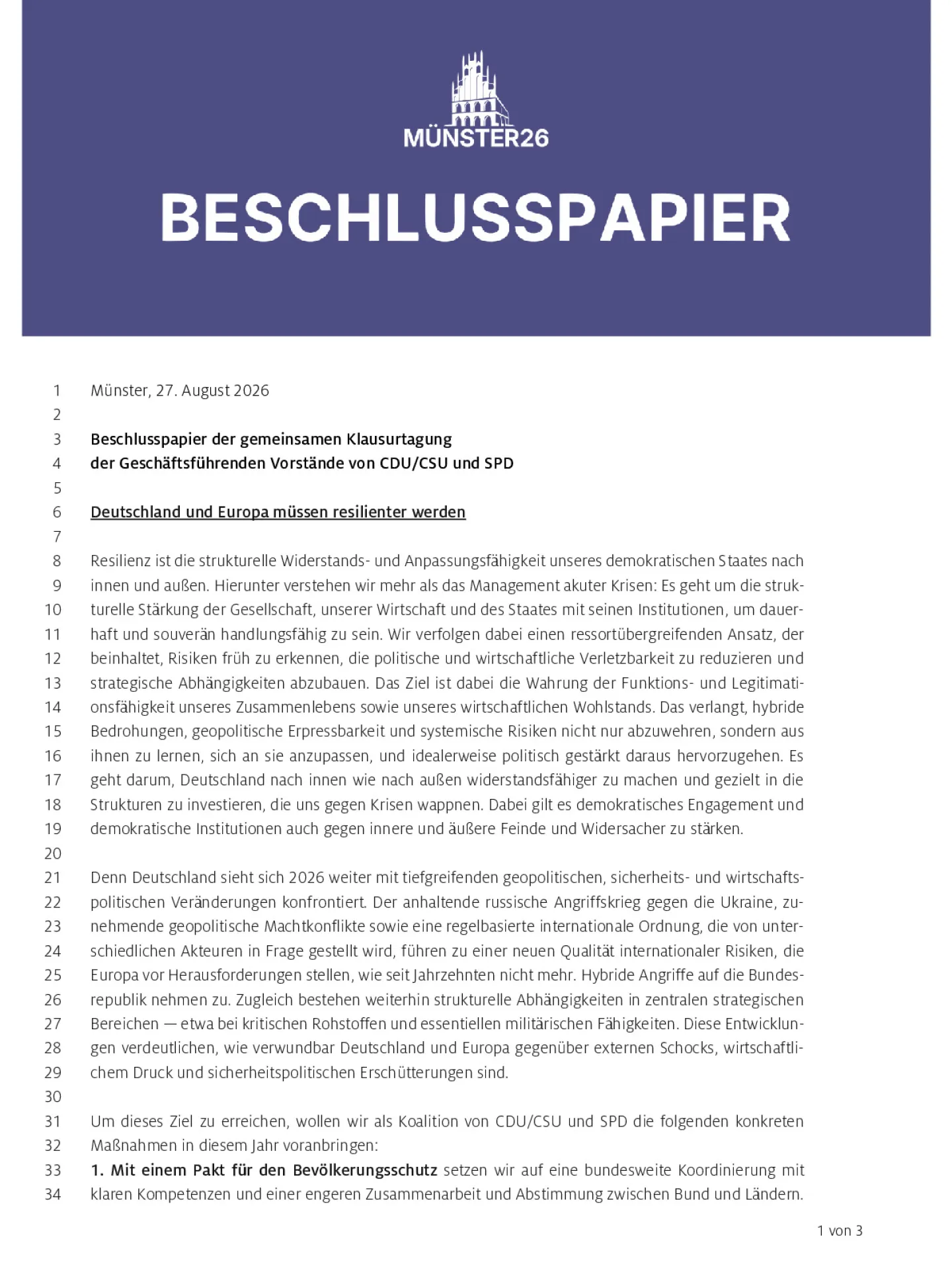 Deutschland und Europa müssen resilienter werden
